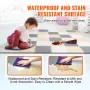 Kids Foam Puzzle Floor Playmat 0,4 i 36 stk. 