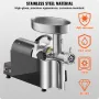 Meat Grinder, 9 Lbs/Min Capacity Electric Meat Grinders with Blade, Grinding Plate, Sausage Maker, Stainless Steel Commercial Me
