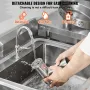 Meat Grinder, 9 Lbs/Min Capacity Electric Meat Grinders with Blade, Grinding Plate, Sausage Maker, Stainless Steel Commercial Me