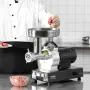 Meat Grinder, 9 Lbs/Min Capacity Electric Meat Grinders with Blade, Grinding Plate, Sausage Maker, Stainless Steel Commercial Me