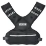 Adjustable Weighted Vest, 20-32lb Weight Vest with 6 Ironsand Weights and Reflective Stripe, Body Weight Vest Exercise Set for M