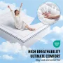 Mattress Topper Fiber Fill Detachable & Washable Queen 25.4 mm Thickness 1524x2032 mm