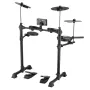 Electric Drum Set, 15 Drum Kits & 150 Sounds Electronic Drum Kit, USB MIDI Supported 6.5 in Quiet Mesh Snare Electric Drum Set w
