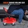 Rolling Garage Stool 300 kg Justerbar mekaniker Arbejdsbutik