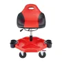 Rolling Garage Stool 136.1 kg Adjustable Mechanic Work Shop Seat w/Casters