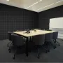 Akustiske skumpaneler 48 pakke 12 x 12 x 2 i klæbemiddel til