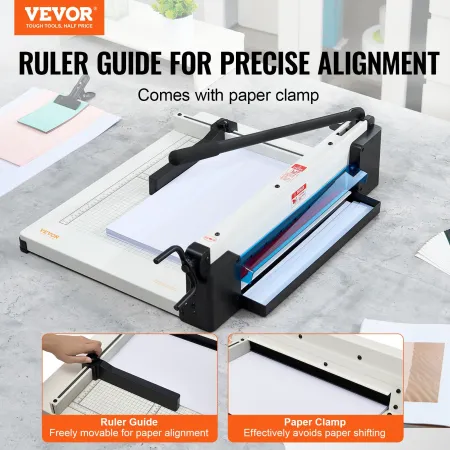 Paper Cutter 43.2 cm A3 Guillotine Paper Trimmer 400 Sheet Capacity Metal Base