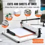 Paper Cutter 43.2 cm A3 Guillotine Paper Trimmer 400 Sheet Capacity Metal Base