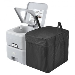 Portable Toilet Flush Travel Camping 5.3 Gal Commode Potty with Carry Bag