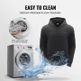 Heated Hoodie Sweatshirt Unisex with Battery for Men & Women XXXL Black