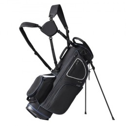 35â€ Golf Cart Bag with 14 Way Organizer Divider Top 11 Pockets Black White