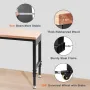 Adjustable Workbench Work Table Top, Dimensions: 72" x 25" Adjustable Height: 28"-40" Max Load 3000lbs Table with Power Sockets 