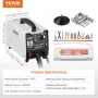 Stud Welder Dent Repair Kit, Auto Body Spot Welding Dent Puller Machine with 7 Welding Modes & Adjustable Power, 1.8KW Spot Weld