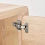 Cabinet Hinges, 40 Packs Full Overlay Kitchen Cabinet Door Hinges, 100 Degree Opening Angel Soft Close Concealed Cupboard Hinges