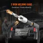 Spot Welder Dent Puller, 3KW Stud Welder Dent Repair Kit with 2 Welding Guns, Auto/Manual Welding & 7 Modes, Auto Body Spot Weld
