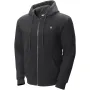 Heated Hoodie, Unisex Heated Sweatshirt with Battery Pack 7.4V, Zip Up Electric Jacket with 5 Heating Zones for Men & Women, Lig