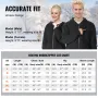 Opvarmet hættetrøje sweatshirt lynlås unisex med batteri til