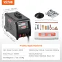 Stud Welder Dent Repair Kit 3KW Spot Welder Dent Puller Machine