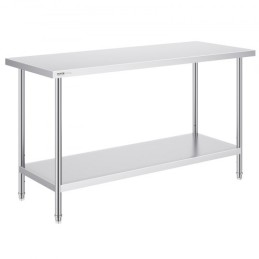 Rustfrit stål Arbejdspræparat Tabel Kommerciel WorkTable Food Prep 24x60x34in