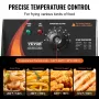 Commercial Deep Fryer, Electric Turkey Fryer with 3 Removable Baskets, Large Capacity 18Qt / 17L Stainless Steel Countertop Sing