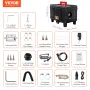 Diesel luftvarmer 12V/24V 8kW Bluetooth App Fjernbetjening til
