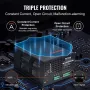 CO2 Laser Power Supply, 80W, Power Supply for 80W Laser Tube, Constant Current Protection, Open Circuit Protection, Fast Heat Di