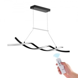 Modern Chandelier Light Fixtures Dimmable LED Pendant Light Remote Control