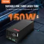 CO2 Laser Power Supply, 150W, Power Supply for 150W Laser Tube, Constant Current Protection, Open Circuit Protection, Fast Heat 
