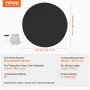 Replacement Trampoline Mat, Jumping Mat Fits 15ft Frame, Universal Jumping Mat for 15ft Round Trampoline, Reinforce UV-Resistant