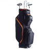 36â€ Golf Cart Bag with 14 Way Organizer Divider Top 13 Pockets Black