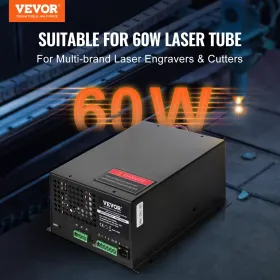 CO2 laser strømforsyning til 60W laserrør, konstant