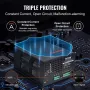 CO2 Laser Power Supply, 60W, Power Supply for 60W Laser Tube, Constant Current Protection, Open Circuit Protection, Fast Heat Di