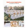 Stretch Spandex Folding Chair Covers, Universal Fitted Chair Cover, Removable Washable Protective Slipcovers, for Wedding, Holid