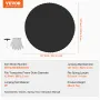 Replacement Trampoline Mat, Jumping Mat Fits 12ft Frame, Universal Jumping Mat for 12ft Round Trampoline, Reinforce UV-Resistant