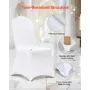 50stk Stol Cover Wedding Spandex White Stol Covers Stretch