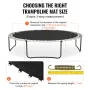 Replacement Trampoline Mat, Jumping Mat Fits 13ft Frame, Universal Jumping Mat for 13ft Round Trampoline, Reinforce UV-Resistant