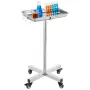 Mobile Mayo Stand Rustfrit stål Mayo-bakke 25.2 "-39.8" med