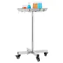 Mobile Mayo Stand Rustfrit stål Mayo-bakke 25.2 "-39.8" med