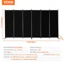 Room Divider, 6 Panels Room Divider, Folding Privacy Screen and Portable Partition Divider for Room Separation, Freestanding Roo