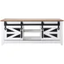 48 "Farmhouse sofabord 2-lags rektangelbord med glidende