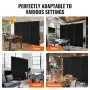 Room Divider, 3 Panels Room Divider, Folding Privacy Screen and Portable Partition Divider for Room Separation, Freestanding Roo