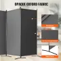 Room divider 3 paneler stofrum privatlivsskærm til kontor