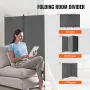Room divider 3 paneler stofrum privatlivsskærm til kontor
