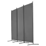 Room divider 3 paneler stofrum privatlivsskærm til kontor