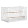Bird Cage, 18 in, Small Parakeet Cage, Sturdy Metal Bird Flight Cage, Travel Birdcage with 2 Perches & 2 Feeding Cups, Parrot Ca