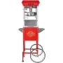 Popcorn Popper Machine med Cart Popcorn Maker 850W 8 oz 48