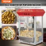 Popcorn Popper Machine Countertop Popcorn Maker 850W 8 Oz 48