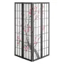 Room Divider, 4 Panel Japanese Room Divider Screen, Wood Folding Privacy Screen Indoor, Japanese Partition Portable Decoration D