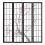 Room divider japansk rumskærmsdeler 4 panel til rumskilt