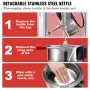 Popcorn Popper Machine Countertop Popcorn Maker 850W 8 Oz 48